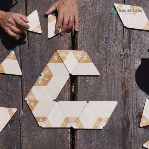 Tridominos géants en bois